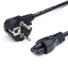 Кабель живлення потрійний для ноутбука 220V 3*0.75мм² 1.8 метра (чебурашка) Atcom Якість (10119)