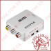 Конвертер MINI перетворювач AV на VGA (тюльпани RCA) гніздо IN - VGA (OUT)