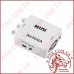 Конвертер MINI перетворювач AV на VGA (тюльпани RCA) гніздо IN - VGA (OUT)