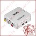 Конвертер MINI перетворювач AV на VGA (тюльпани RCA) гніздо IN - VGA (OUT)
