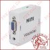 Конвертер MINI перетворювач AV на VGA (тюльпани RCA) гніздо IN - VGA (OUT)