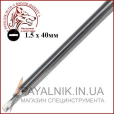 Викрутка прецизійна -1,5мм * 40мм (червона) (12-0735)