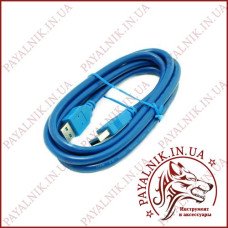 Шнур USB TCOM (шт.A-шт.А), version 3,0, діам.-5.5мм, 1.5м.,синій (5-0727)