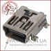 Гніздо mini USB 5pin монтажне, SMT тип (1-1080)