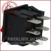 Перемикач широкий з підсвічуванням MIRS-202-4 ON-ON 6-й контактний, 6A, 220V