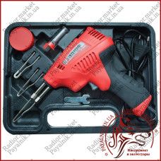 Паяльник INTERTOOL RT-2003 імпульсний 200W, 230V, 3 режими, з комплектом насадок