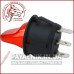 Перемикач-тумблер MRS-103-9H ON-OFF-ON 3-х контактний, 6A, 220V, червоний (11-0432)