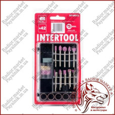 Комплект аксесуарів для гравера WT-0516 та DT-0517 42 од. INTERTOOL BT-0012