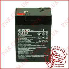 Акумулятор гелієвий Vipow 6V 4.5Ah HQ (BAT0202)