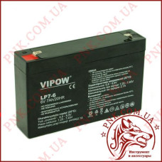 Акумулятор гелієвий Vipow 6V 7Ah (BAT0207)
