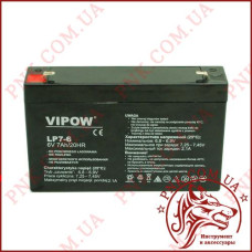 Акумулятор гелієвий Vipow 6V 7Ah (BAT0207)