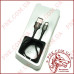 USB кабель Aspor-AC-11 micro 2.4A/ 1,2м-чорний