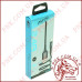 USB кабель Aspor-AC-11 micro 2.4A/ 1,2м-чорний
