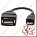 Перехідник OTG Micro USB-USB (10см.)