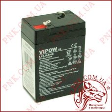 Акумулятор гелієвий Vipow 6V 4.5Ah HQ (BAT0202)