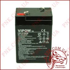 Акумулятор гелієвий Vipow 6V 4.5Ah HQ (BAT0202)