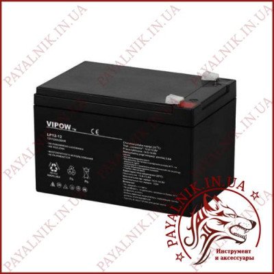 Акумулятор гелієвий Vipow 12V 12Ah (BAT0216)