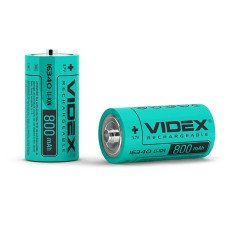 Акумулятор Videx ICR123A 3.7v 800mAh 16340 Li-Ion