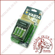 Зарядний пристрій VARTA LCD + USB + 4 акумулятори 2100mAh ОРИГІНАЛ