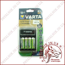 Зарядний пристрій VARTA LCD + USB + 4 акумулятори 2100mAh ОРИГІНАЛ
