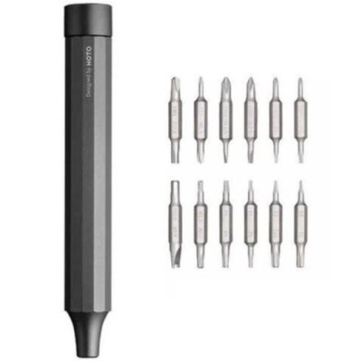 Викрутка Xiaomi HOTO QWLSD004 120mm. grey (24 насадки PH, SL, P, T, H, U, Y, TW, 2.3, W)