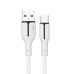 Кабель VERON SC-06 Usb - Type C silikone 3.0A 1м (чорний-білий)