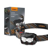 Ліхтарик налобний Videx VLF-H055D 500Lm 5000K