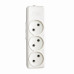 Колодка потрійна без заземлення Luxel Aura 250V 10A (7321)