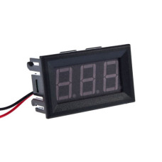 Вольтметр DC 5-120V у корпусі червоний (27017) Вольтметр DC 5-120V у корпусі червоний (27017)