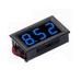 Вольтметр DC 0-100V цифровий СИНІЙ вбудований (три дроти) (DSN-DVM-568) (27023B)