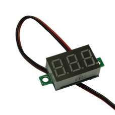 Вольтметр DC 4.5-30V 0.28" цифровий, без корпусу, червоний (два дроти) (DSN-DVM-368) (27020) Вольтметр DC 4.5-30V 0.28" цифровий, без корпусу, червоний (два дроти) (DSN-DVM-368) (27020)
