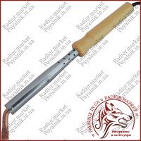 Паяльник 100 ват з дерев'яною ручкою TLW-100W, 220V, паяльник з керамічним нагрівачем