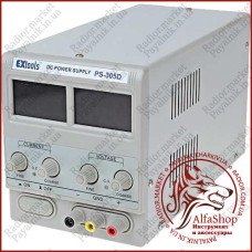 Лабораторний блок живлення EXtools PS-305D, 30B, 5A (12-1420)