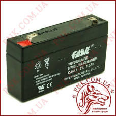 Акумулятор свинцево-кислотний Casil 6V 1.3AH (CA613)