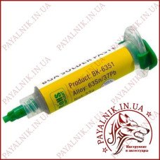 Паяльна паста BAKU для монтажу BGA 33гр. у шприці, (63Sn/37Pb) (BK-6351)