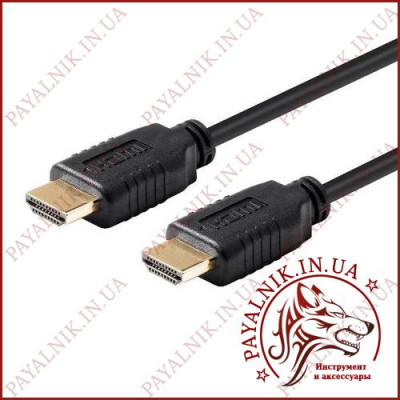 Кабель HDMI 1.0м v1.4 чорний (5-0502-1)