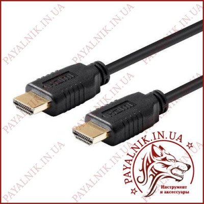 Кабель HDMI 1.0м v1.4 чорний (5-0502-1)