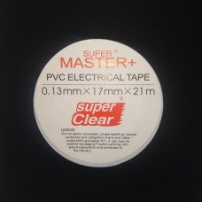 Ізолента Super Master+ 21м., 17мм., 0.13мм. 600V біла