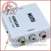 Конвертер MINI перетворювач HDMI в AV (тюльпани) гніздо HDMI (IN) - 3 гнізда RCA (OUT) MINI