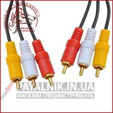 Кабель 3 RCA - 3 RCA 1.5м