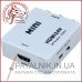Конвертер MINI перетворювач HDMI в AV (тюльпани) гніздо HDMI (IN) - 3 гнізда RCA (OUT) MINI