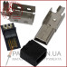 Штекер mini USB 5pin під шнур, розбірний 1-1031