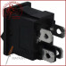 Перемикач KCD-1-104, ON-OFF 4-х контактний, 6A, 220V, чорний