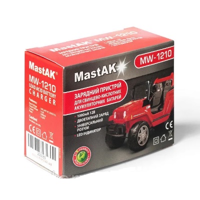 Зарядний пристрій Mastak для свинцево-кислотних акумуляторів 12V (MW-1210)