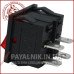 Перемикач широкий з підсвічуванням MIRS-201-4 ON-OFF 4-х контактний, 6A, 220V, червоний