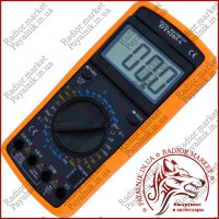 Мультиметр універсальний Digital DT-9205A, вимірювач опору, ємності, вольтметр (Оригінал)