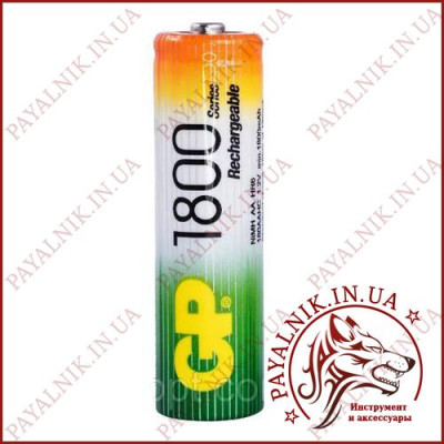 Акумулятор GP Ni-MH AA HR6 1.2V 1800mAh (1шт.)