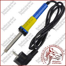 Паяльник ZD-200C, 25W, 220V, ніхромовий нагрівач, євровилка, Zhongdi