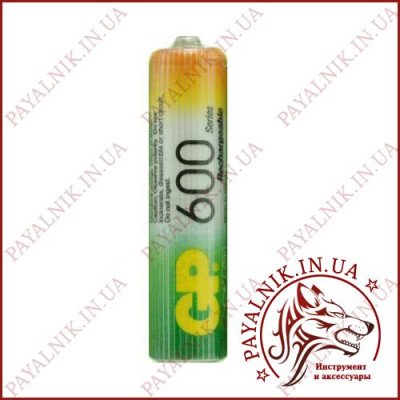 Акумулятор GP Ni-MH AAA HR03 1.2V 600mAh (1шт.)