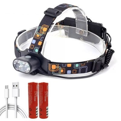 Аккумуляторний ліхтар налобний K28-T6 на акумуляторах Li-on 18650, Micro usb